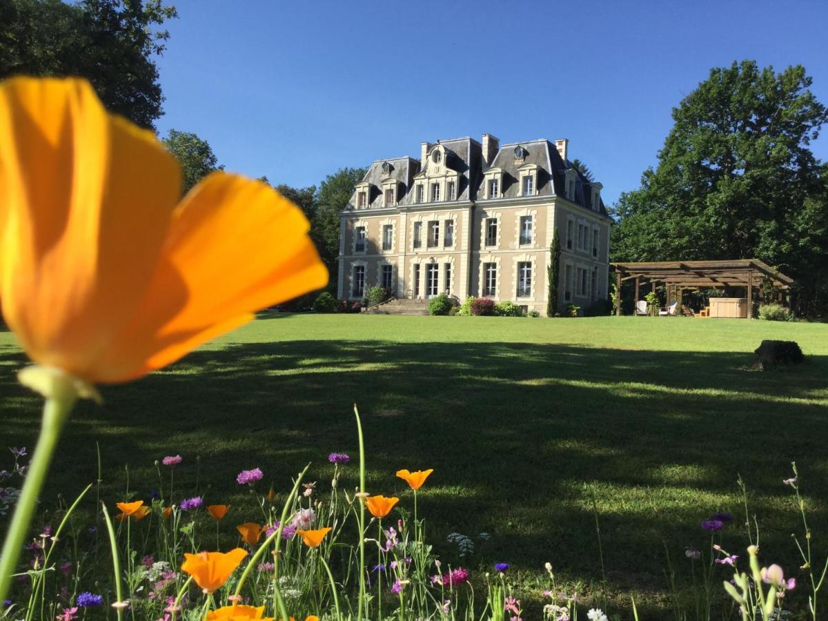 Chateau Des Essards Avec Piscine Et Jacuzzi Ланже Экстерьер фото