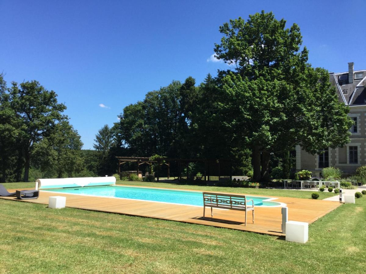 Chateau Des Essards Avec Piscine Et Jacuzzi Ланже Экстерьер фото
